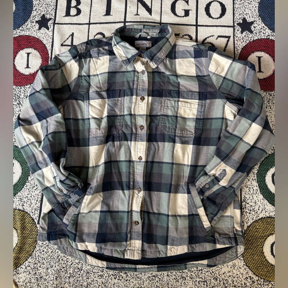 Carhartt Flannel Jacket With Fleece Lining